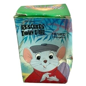 NIB 1990 Disney Vintage McDonalds Rescuers Down Under BERNARD Ornament